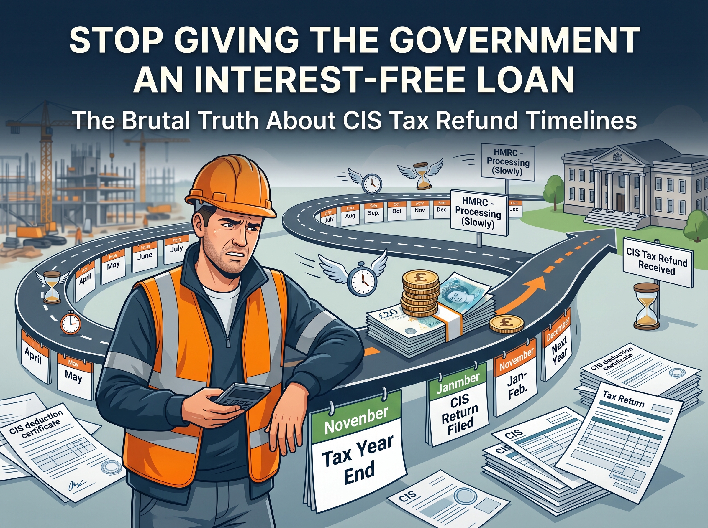 Stop Giving the Government an Interest-Free Loan: The Brutal Truth About CIS Tax Refund Timelines