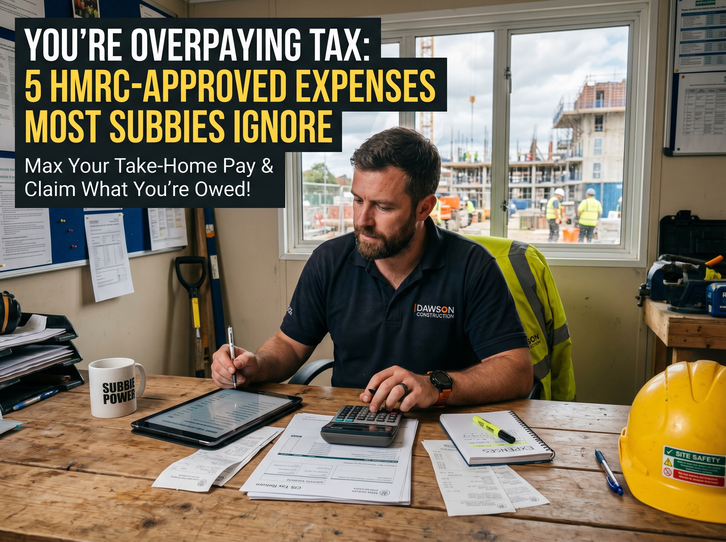 You’re Overpaying Tax: 5 HMRC-Approved Expenses Most Subbies Ignore