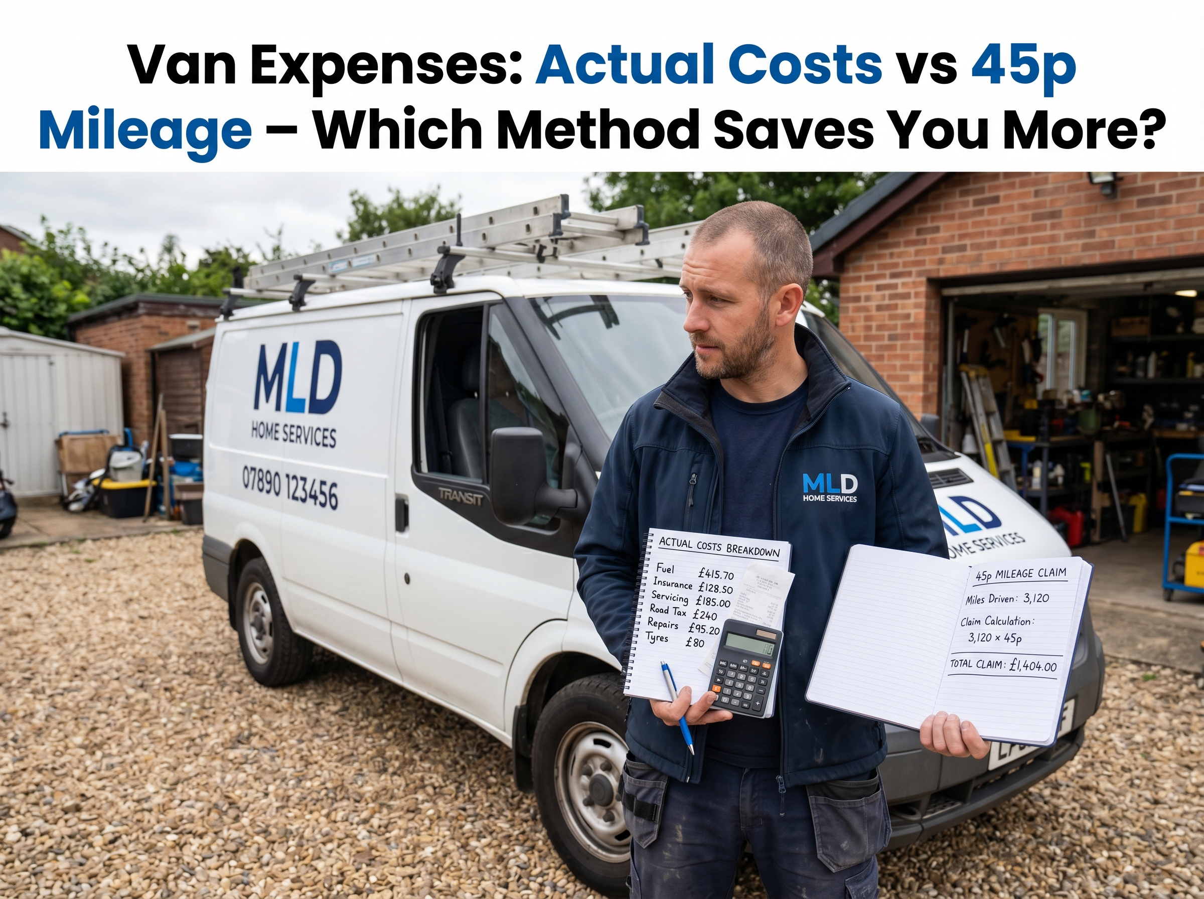 Van Expenses: Actual Costs vs 45p Mileage – Which Method Saves You More?